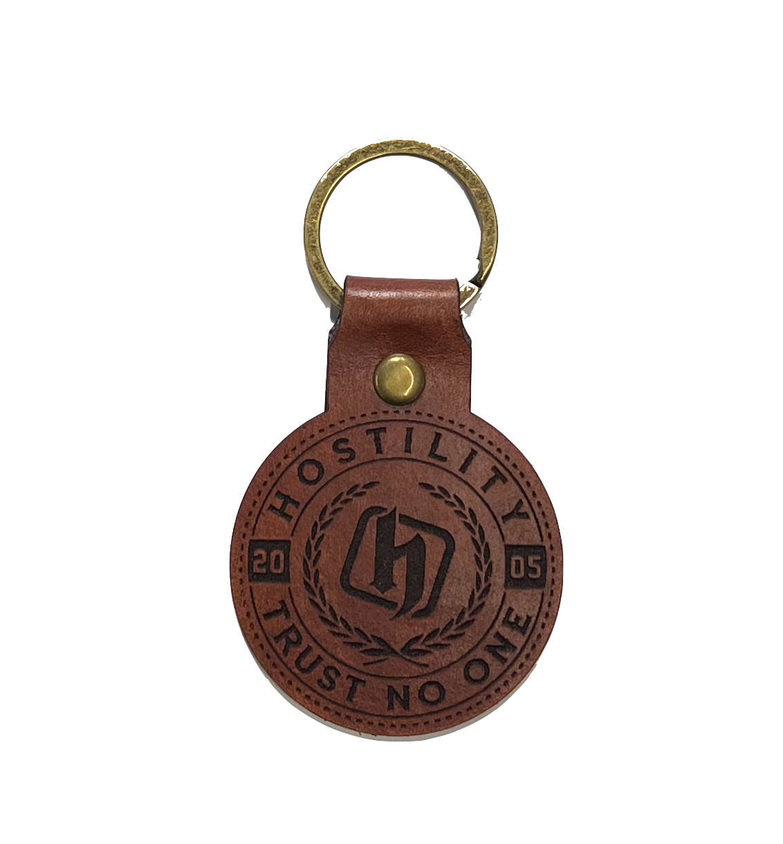 Leather Keychain • Brown