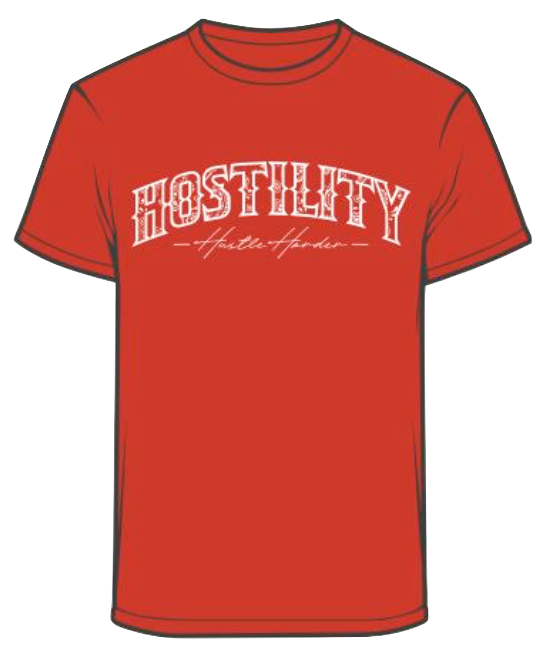Hustle Harder T-Shirt • Red