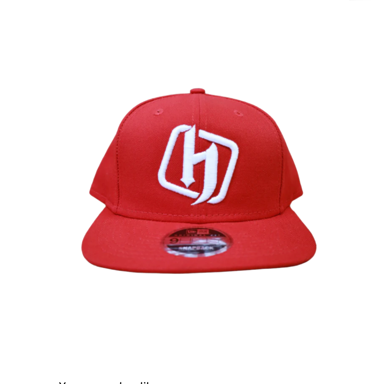 Red/White H Block Hat