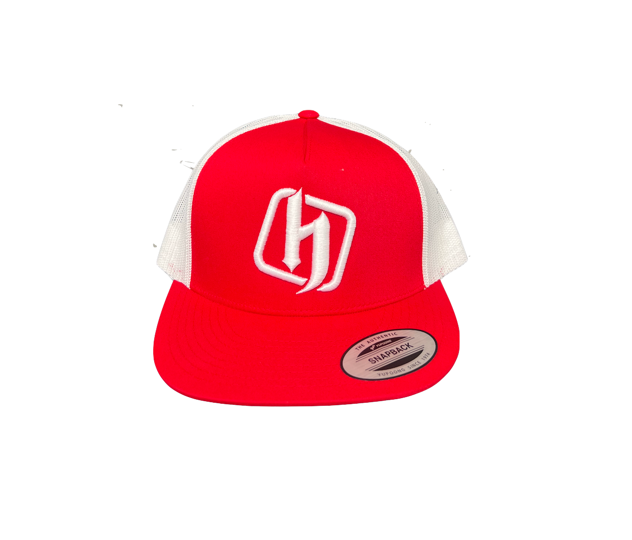 Red H Block Trucker Snapback