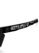 Arms of sunglasses with Hostility Logo