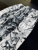 Camo-patterned sweatpants with Hostility logo 