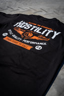 Men’s black HostilityInc graphic t-shirt