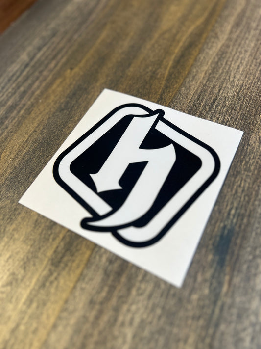 H Block Sticker
