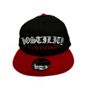 black and red snapback hat 