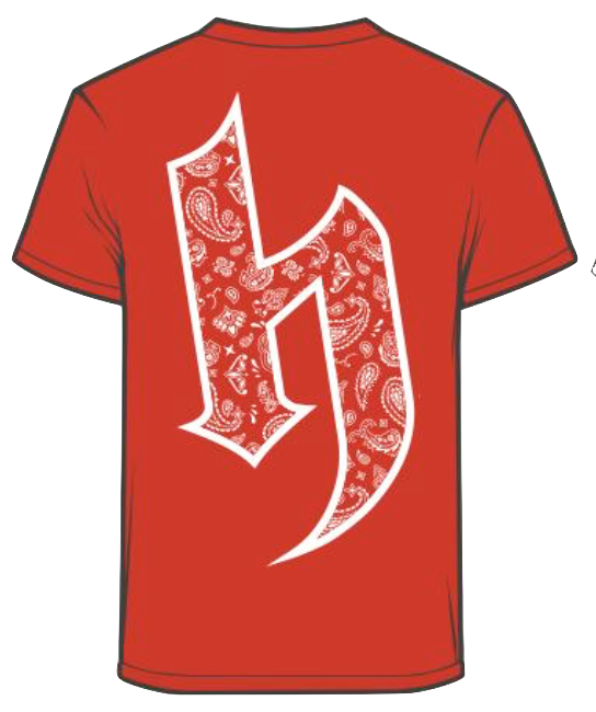 Hustle Harder T-Shirt • Red