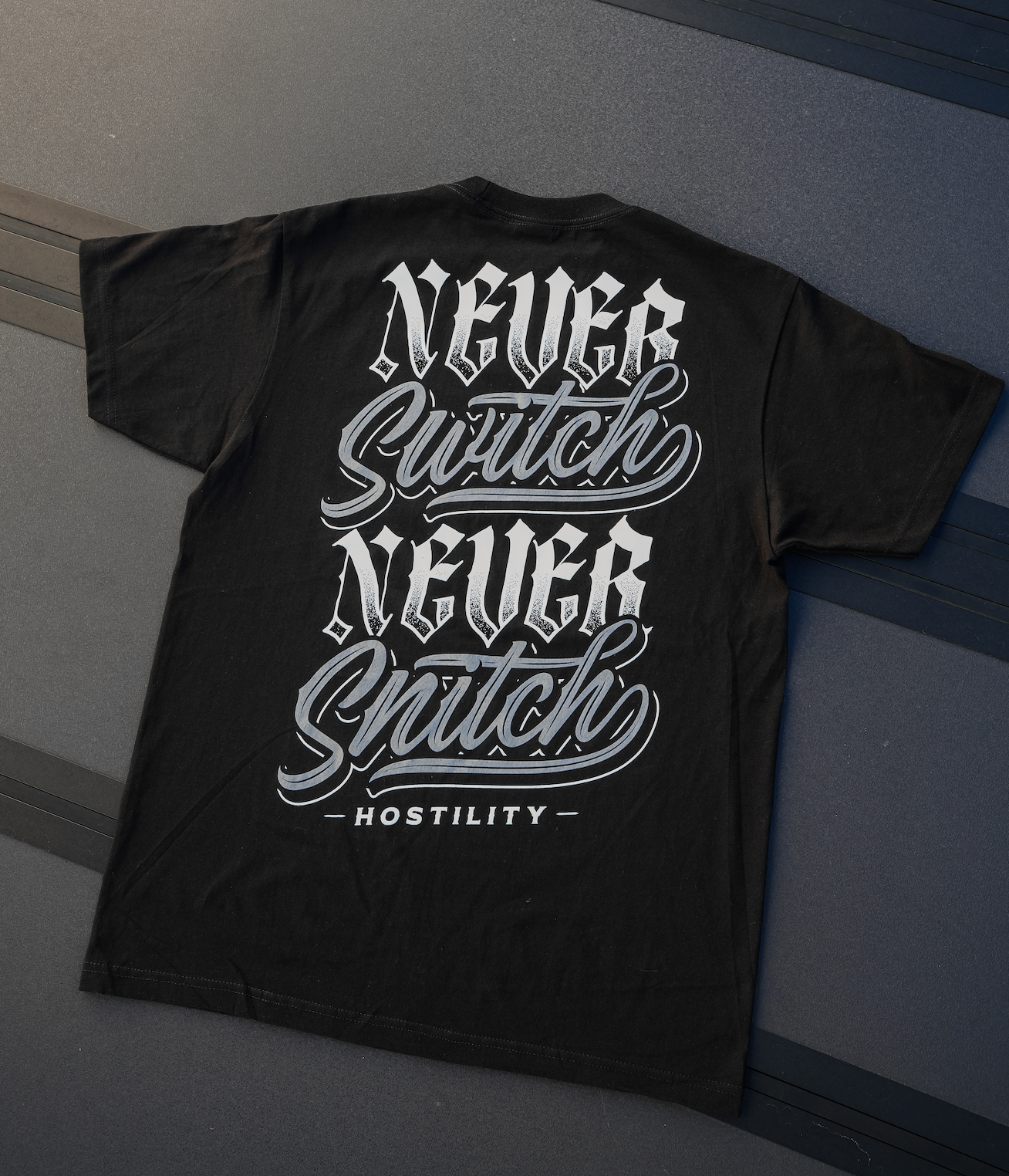 Never Switch Never Snitch -Black/ Gray